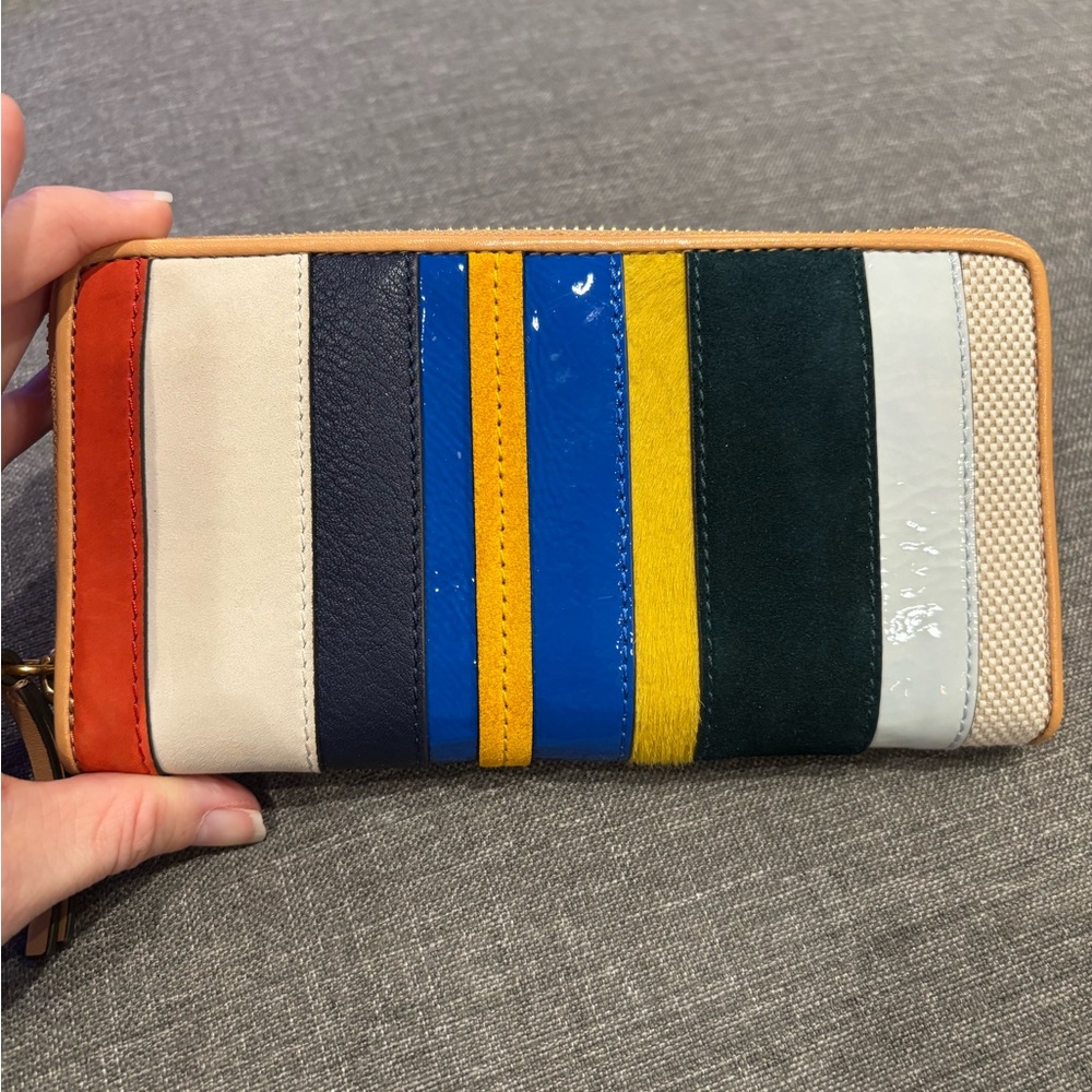 Tory Burch Multicolor Striped Wallet